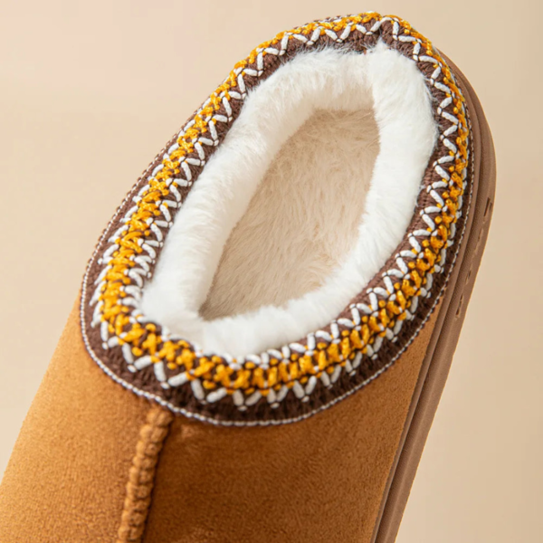 Cozy Faux Fur Lined Winter Slippers - Image 22
