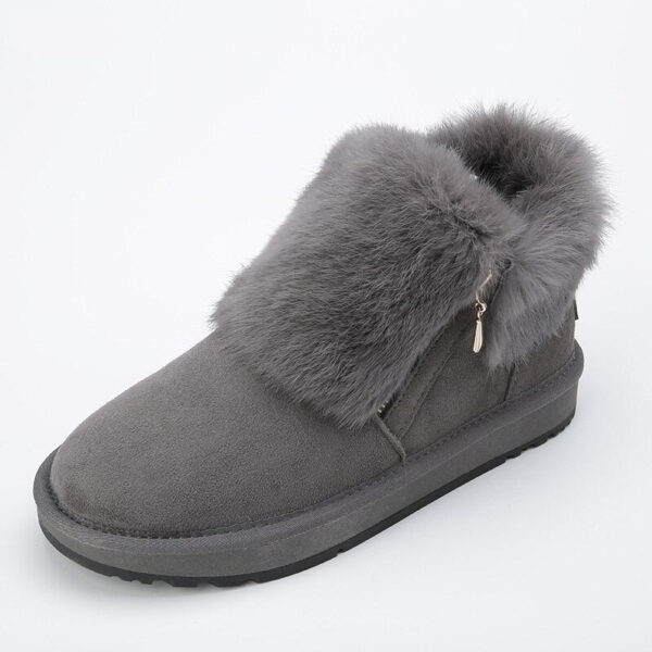 Short Ankle Warm Shoes Gray - Image 2