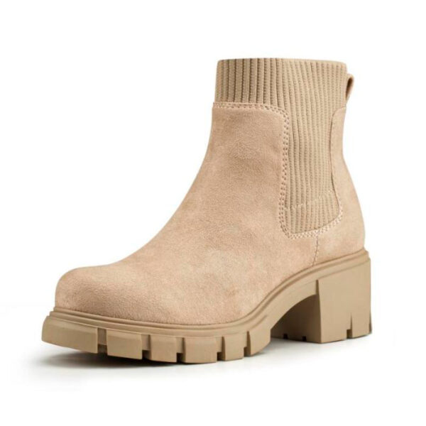 Rugged And Comfy Chunky Chelsea Boots - Image 7