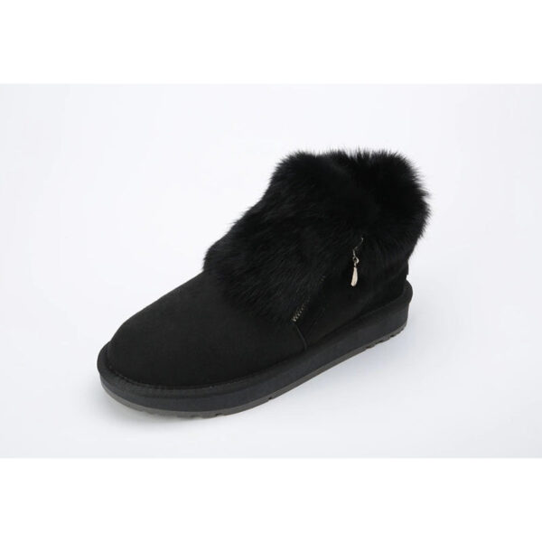 Short Ankle Warm Shoes Black - Image 2