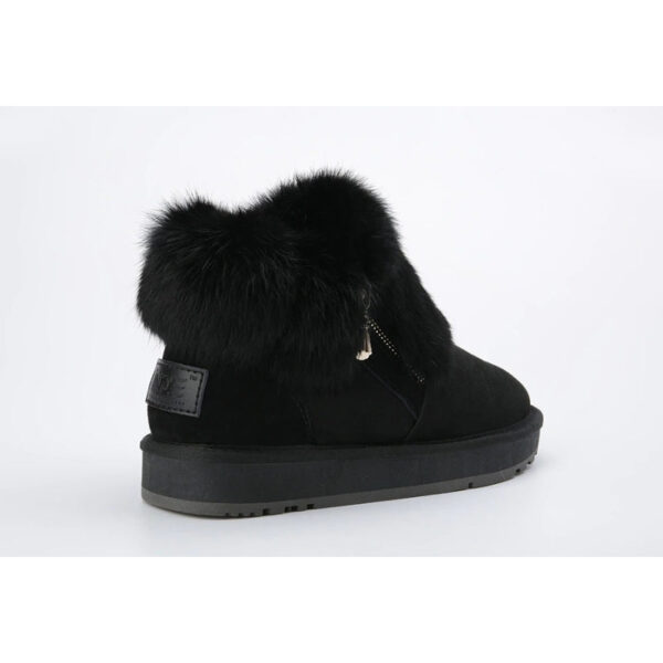 Short Ankle Warm Shoes Black - Image 6