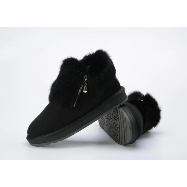 Short Ankle Warm Shoes Black - Image 5
