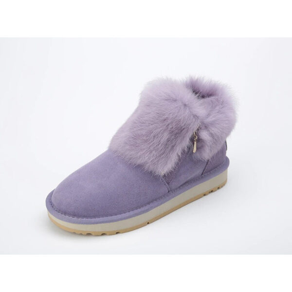 Short Ankle Warm Shoes Pruple - Image 5