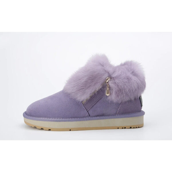 Short Ankle Warm Shoes Pruple - Image 4